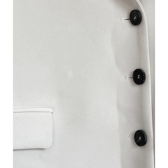 THE KOOPLES Short Crepe Blazer Dress in White - Picture 3 of 3